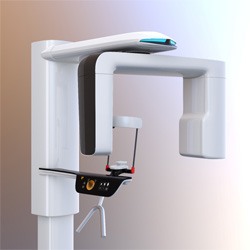 White cone beam scanner for dental office