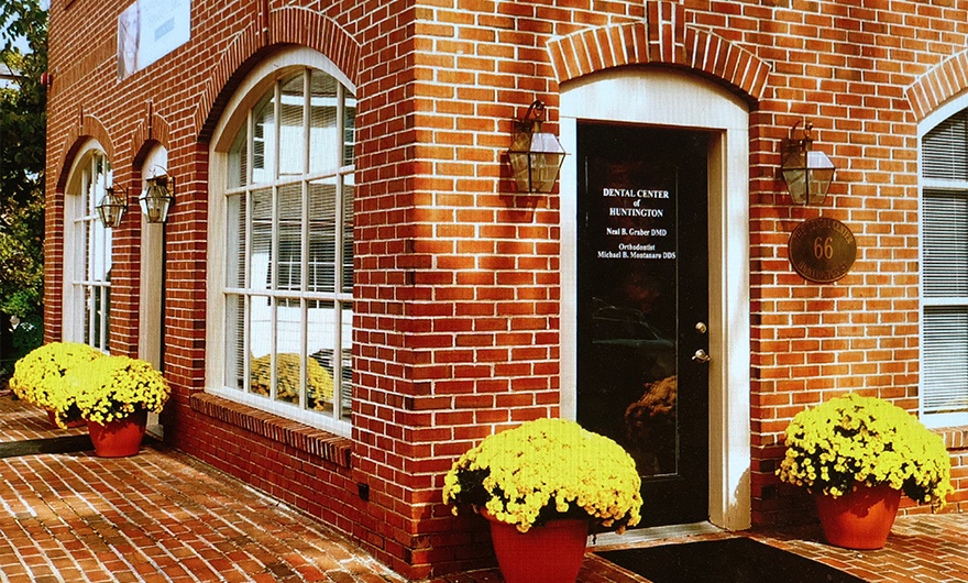 Front door to dental office