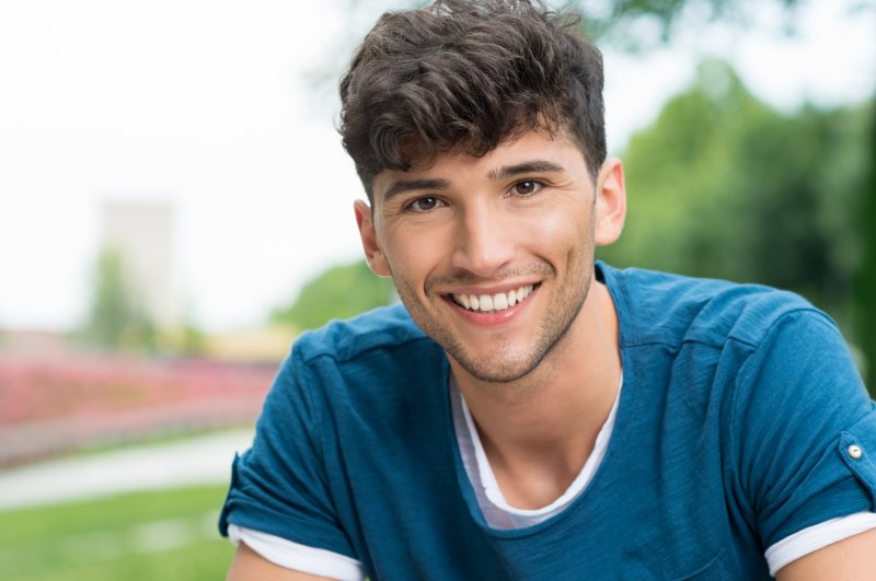 Portrait of a smiling teen